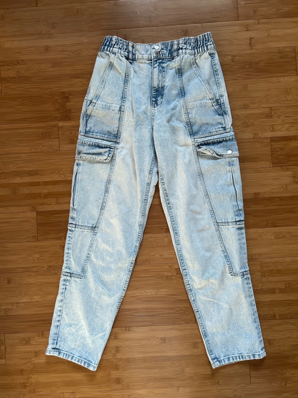 Bluenotes Light Wash Cargo Jeans
